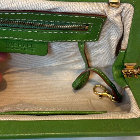 Michael Kors Crocodile Embossed Handbag Clutch - Picture 14 of 16